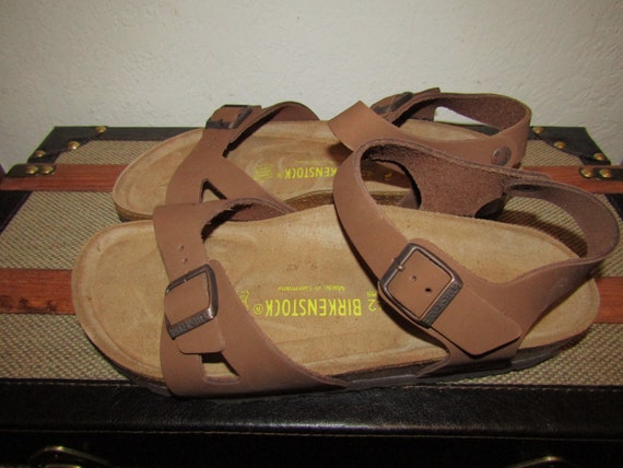 Birkenstock vintage brown hotsell