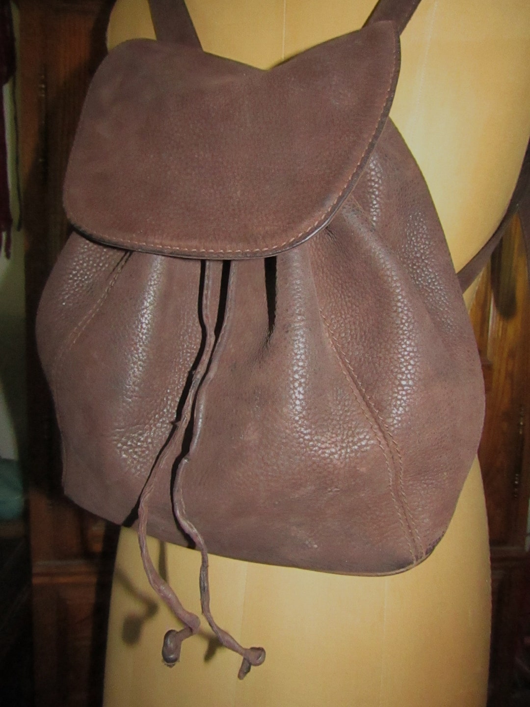 Coach ~ Backpack ~ Sonoma ~ Brown ~ Pebbled Suede ~ Vintage