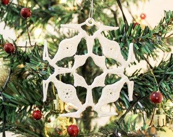 Tie Fighters - 3D Printed Snowflake Ornaments