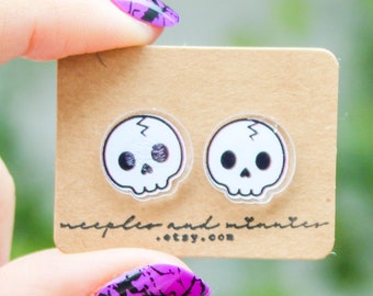 Skull - Cute Stud Earrings