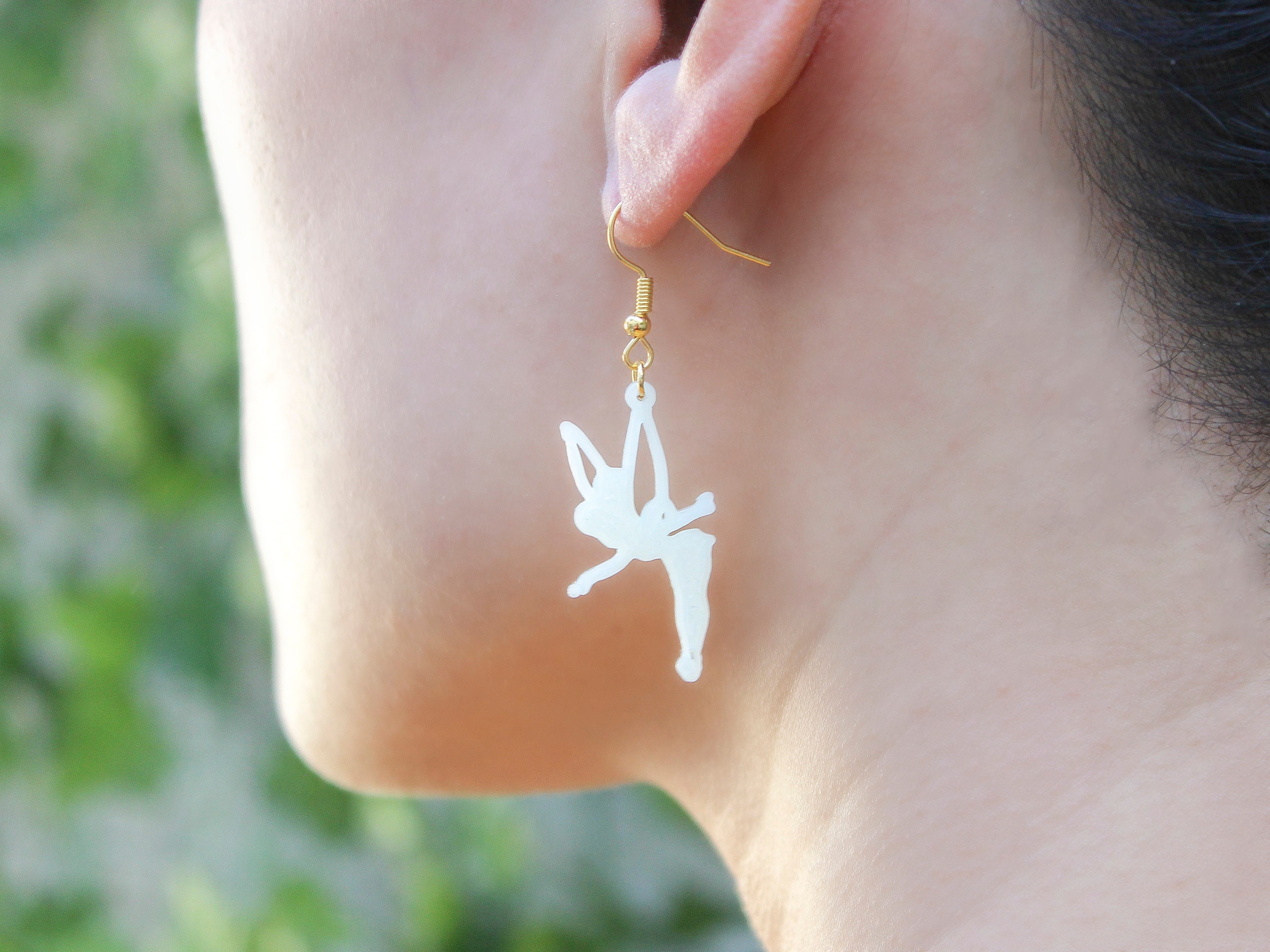 Disney tinkerbell earrings hot sale