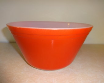 Vintage Federal Primary Red Mixing Bowl