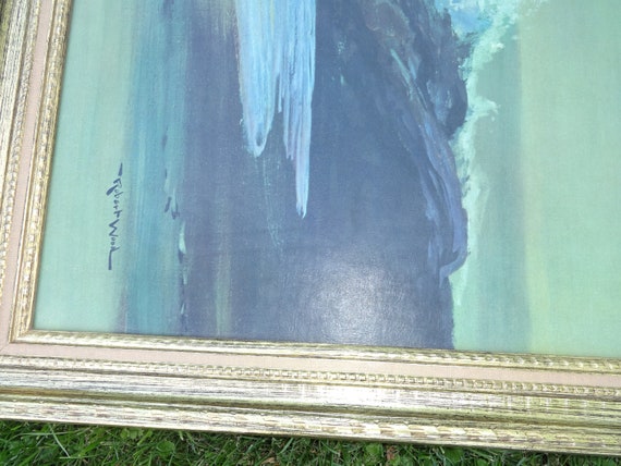 Robert wood 2024 golden surf painting