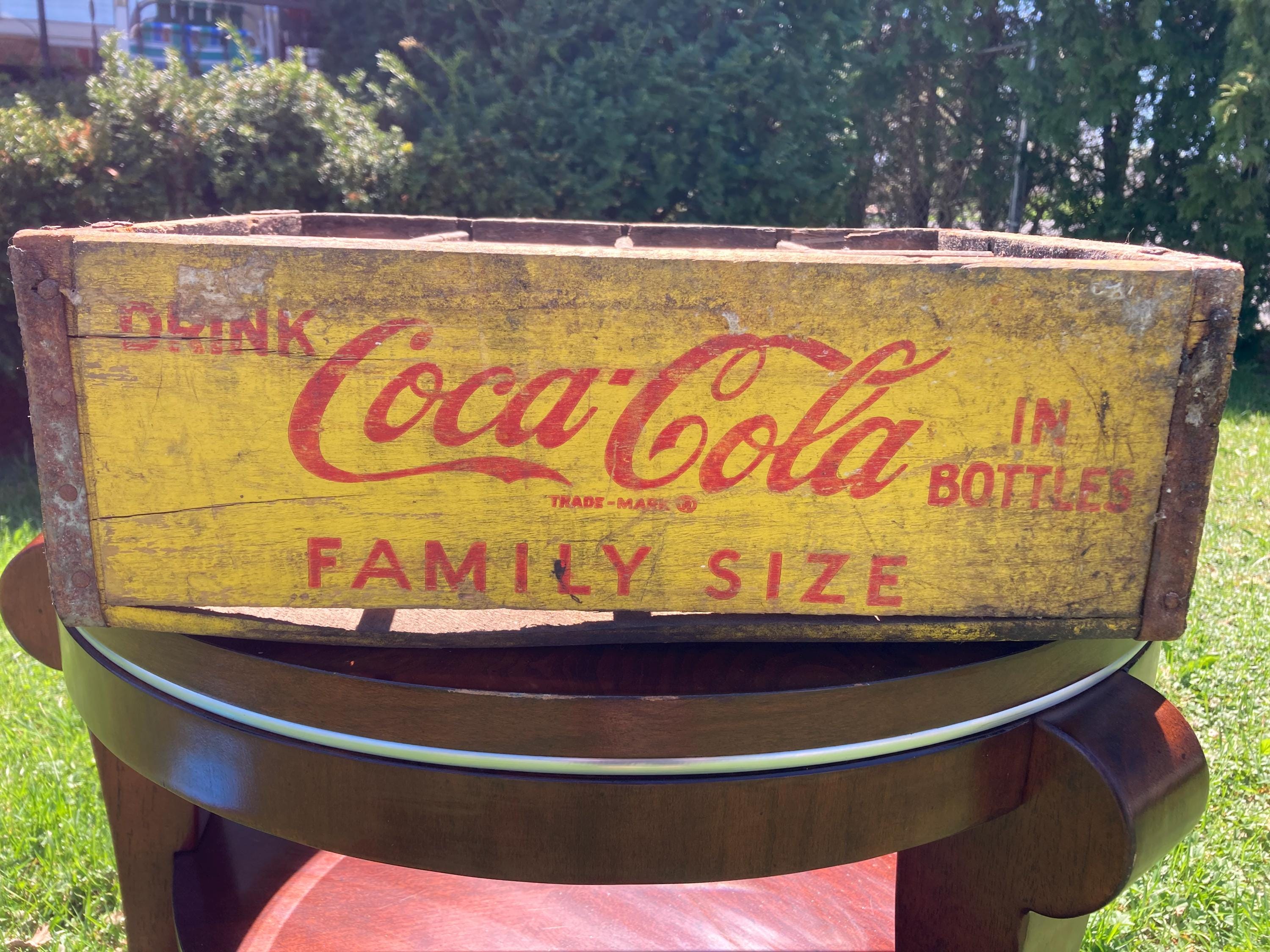Coca Cola Wooden Crate - Etsy