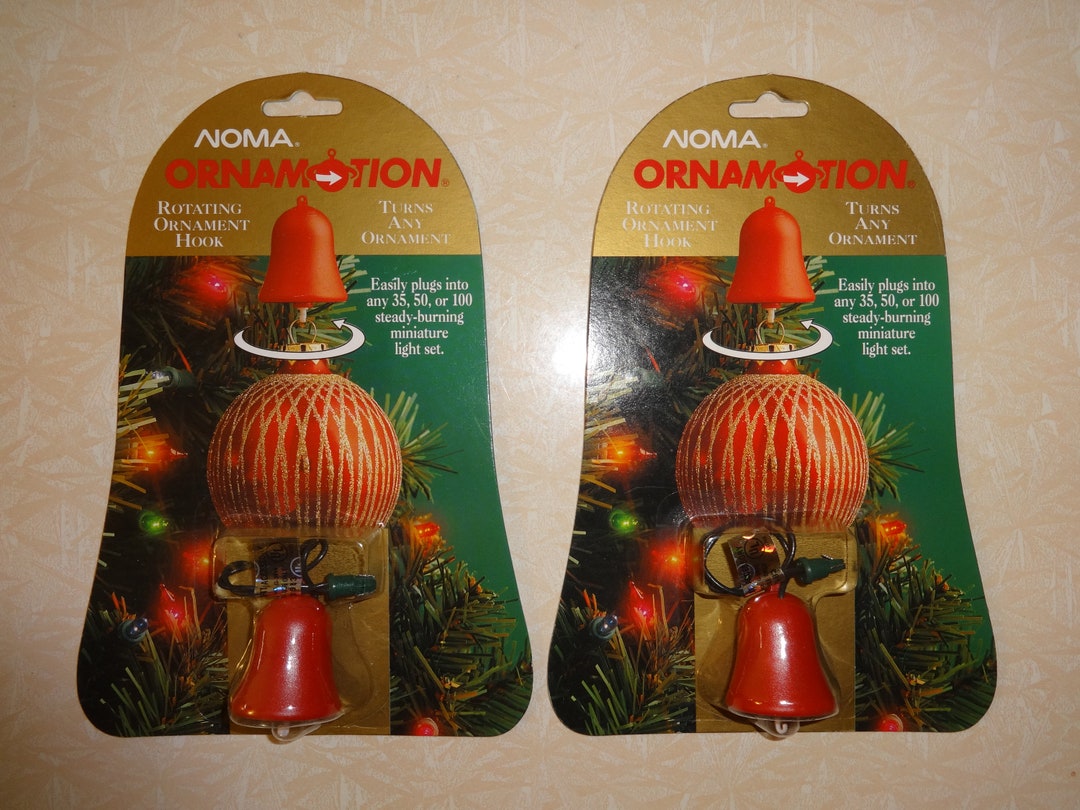 New in Packages 2 Vintage Noma Ornamotion Bell Shaped Rotating Ornament