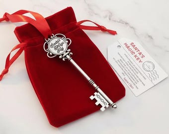 Santa's Magic Key for Kids Homes with no Chimney - Key & Ornament