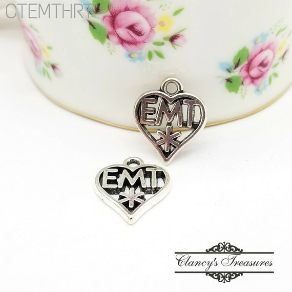 10 x Love Heart Charms 19x16mm Love Birds Dove Antique Silver Tone Crafts
