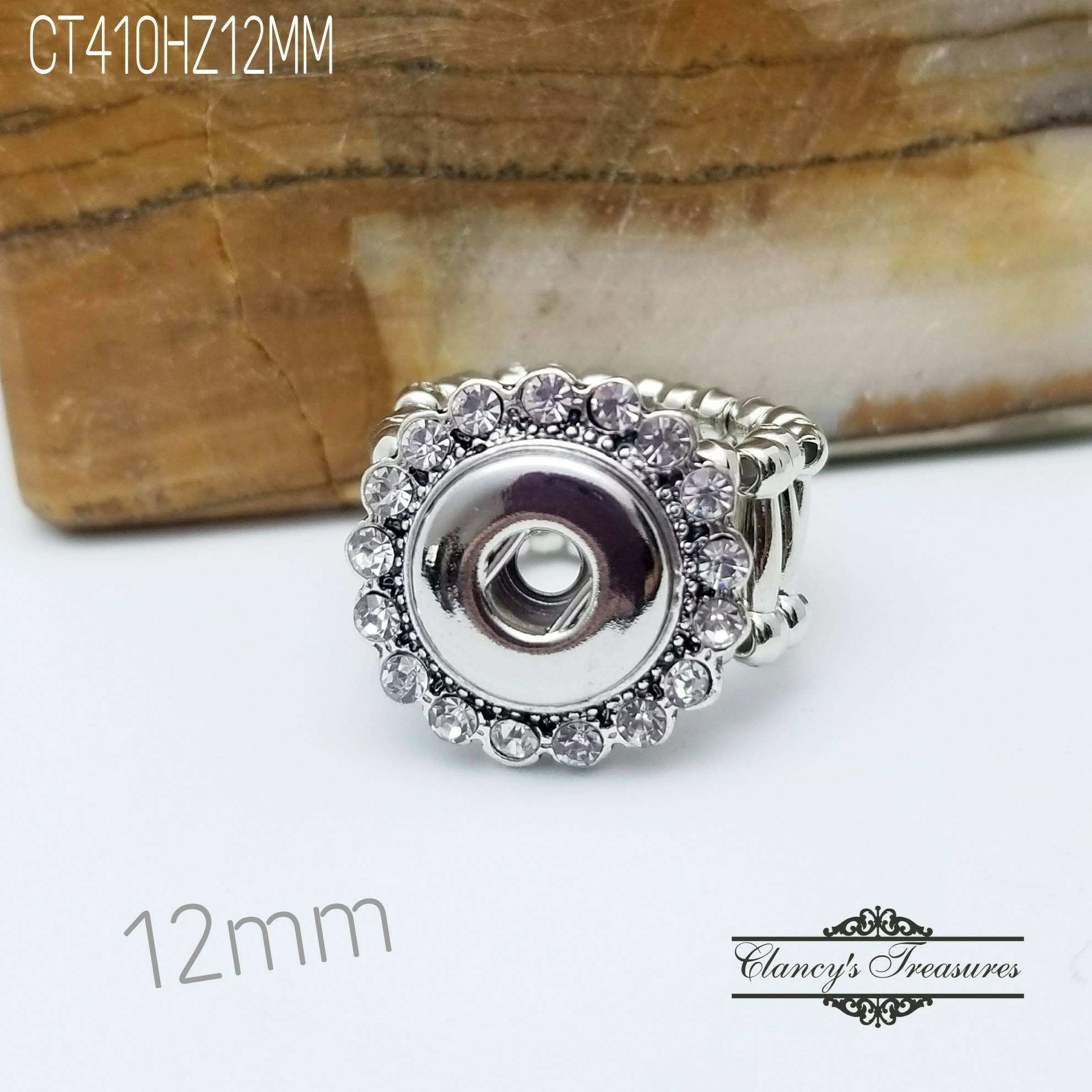 Snap Button Ring 12MM Snap RingSnap Button Charms Ginger Etsy