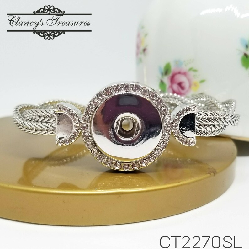 CT2270SL Snap Charms clasp Bracelets Snap Button Bracelet,Snap Bracelet Snap Button Charms Snap Jewelry Ginger Snaps
