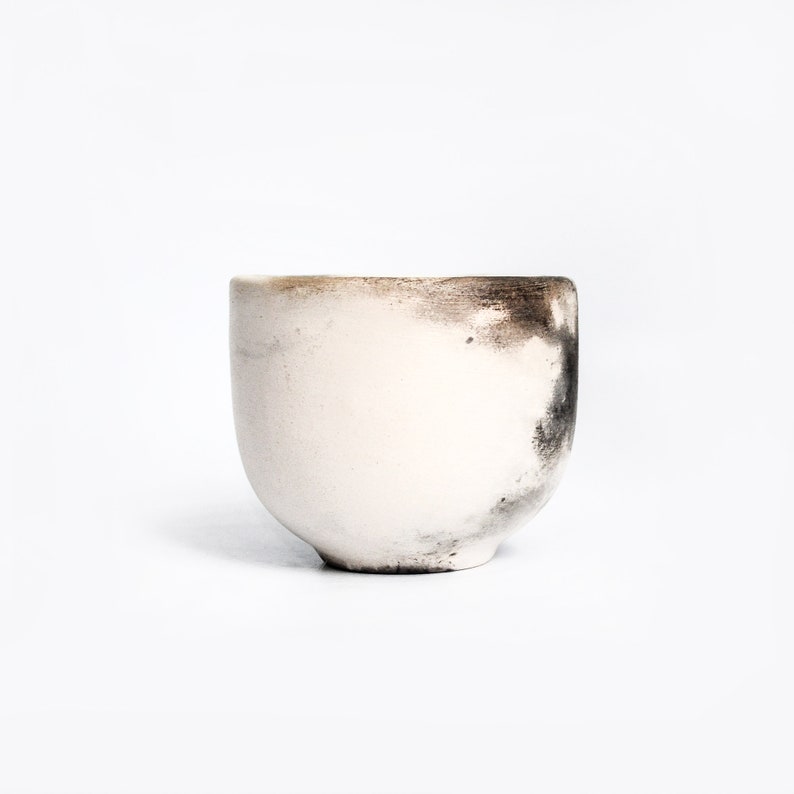 Handmade Ceramic espresso Cup, Modern design, One of a kind Gift, Ready to ship 4 oz 120 ml image 4