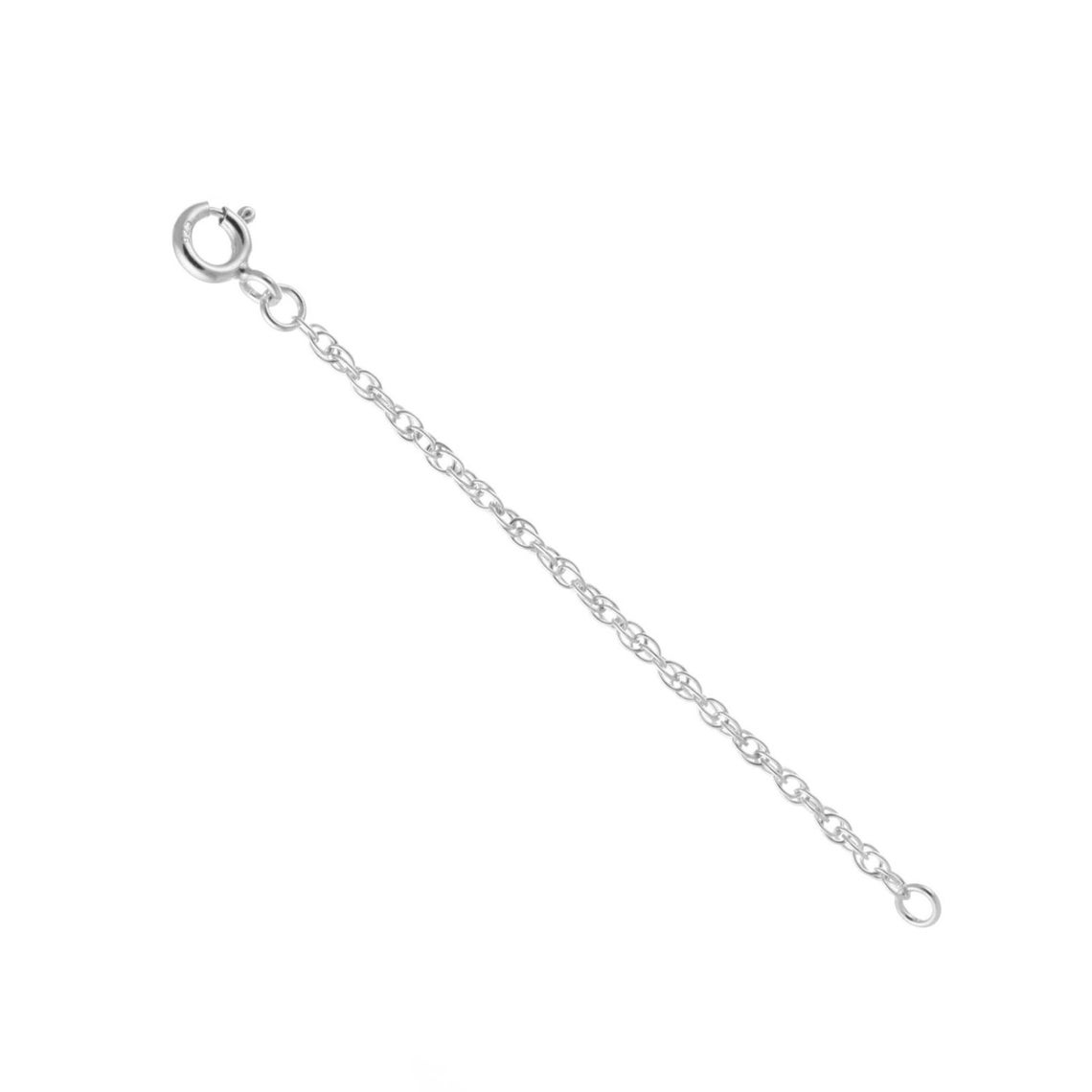 925 Sterling Silver 1.7mm Rope Chain Extender 1 to Etsy