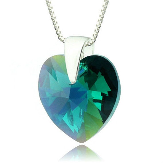 アクセサリーその他 Crystal Heart Necklace Crystal Heart Pendant Necklace, Valentines Day Gift, Wedding