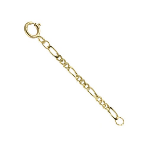 14k Solid Gold 1 Inch Chain Extender/ Necklace Extender Etsy