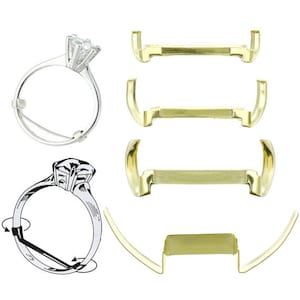 Yellow Gold Filled Womens Ring Guard Adjuster Creates A Custom Fit