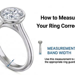 White Gold Filled Womens Ring Guard Adjuster Creates A Custom Fit image 6