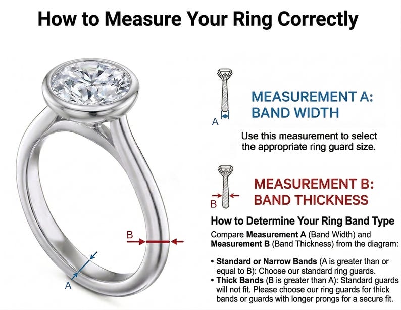 Sterling Silver Ring Guard For Narrow / Standard Bands, To Reduce Ring Size, Fitter, Resizer - Satin /Mirror / Oxidized image 5