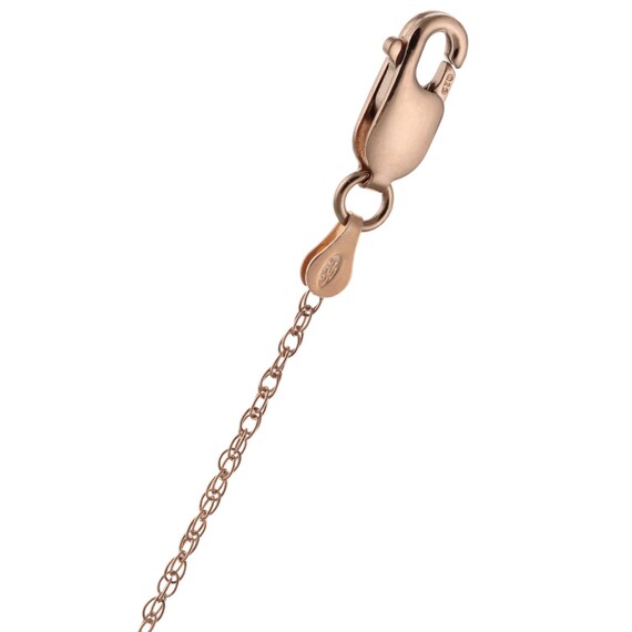 1.7 mm ロープチェーンネックレス、ブレスレット、アンクレット、14k 