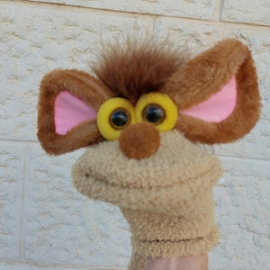 Monkey Hand Puppet, Kindergarten Cute Puppets Theater Show, Soft doll for children, image 2