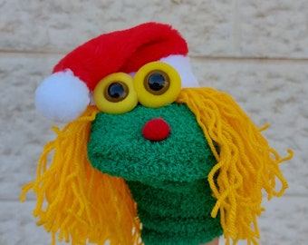 Christmas Gift For Young Children , Professional Handmade Sock Puppets , Moveable Mouth, Gifts For Kids