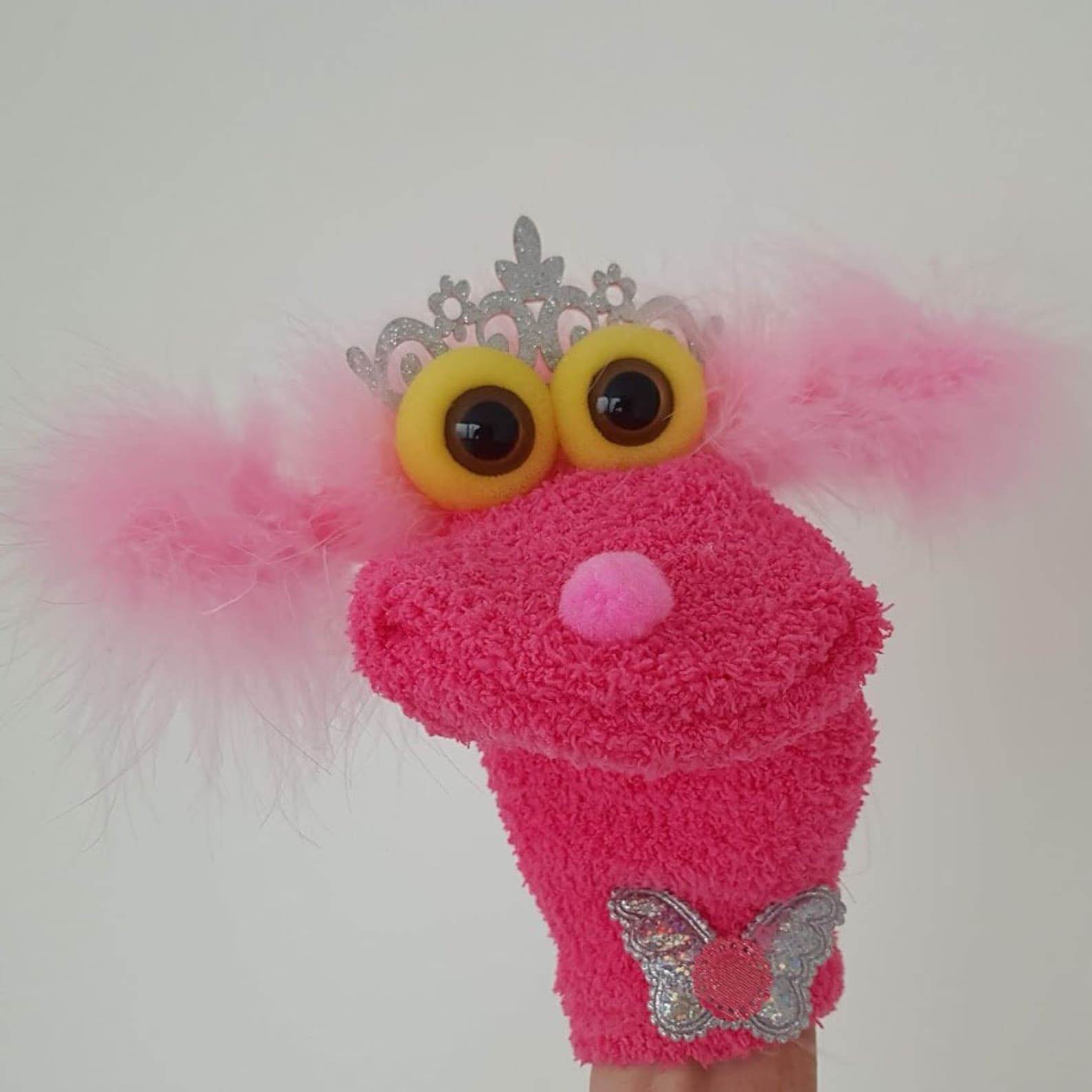 Sock Doll Girl Sock Puppet Educational Puppet Christmas Gift FD5