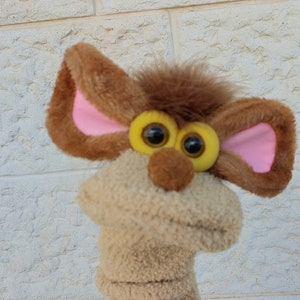 Monkey Hand Puppet, Kindergarten Cute Puppets Theater Show, Soft doll for children, image 5