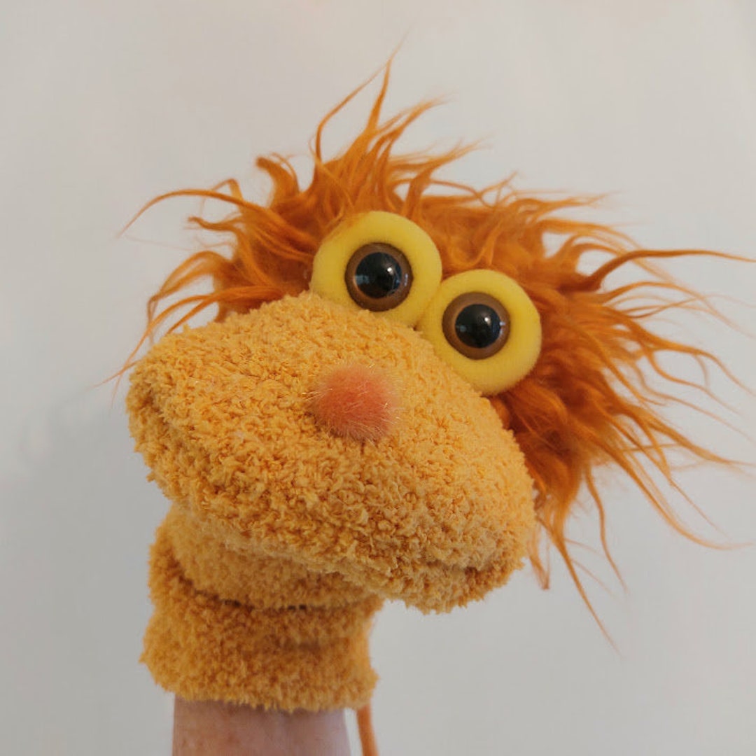 lion sock puppet