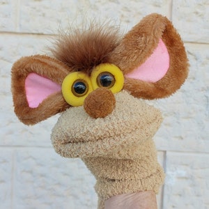 Monkey Hand Puppet, Kindergarten Cute Puppets Theater Show, Soft doll for children, image 1