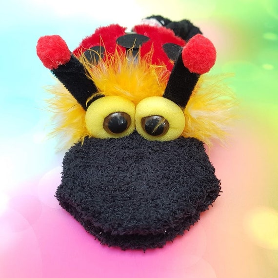 bee sock puppet