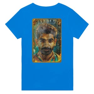 T-shirt Jasprit « Boom Boom » Bumrah - Coupe classique, design cricket Bollywood nostalgique
