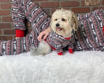 reindeer dog pajamas