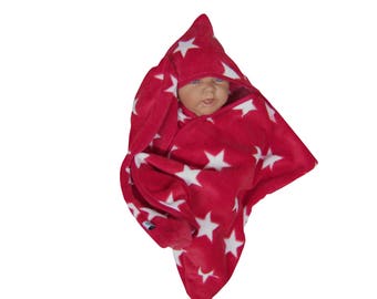 star fleece baby wrap sleeping bag sleepsack swaddle footmuff soft fleece