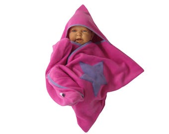 star fleece baby wrap sleeping bag sleepsack swaddle footmuff fleece