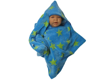 star fleece baby wrap sleeping bag sleepsack swaddle footmuff soft fleece