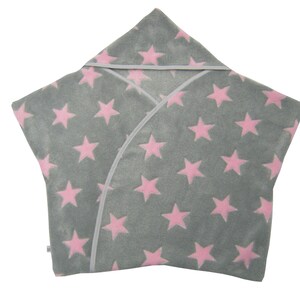 star fleece baby wrap sleeping bag sleepsack swaddle footmuff soft fleece image 3