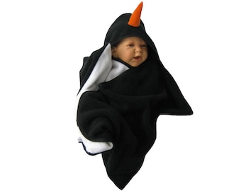 star fleece baby wrap sleeping bag sleepsack swaddle footmuff  halloween carnival penguin