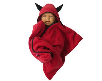 star fleece baby wrap sleeping bag sleepsack swaddle footmuff  halloween carnival devil