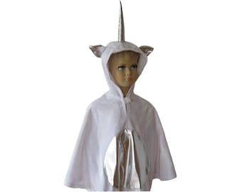 Partycolare- Costume Bambina Angelo Bianco con Ali - Taglia 6/8 anni