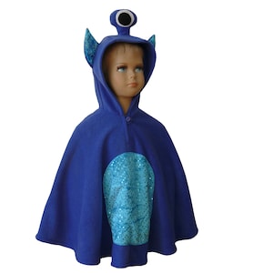 monster alien halloween carnival costume cape for toddlers