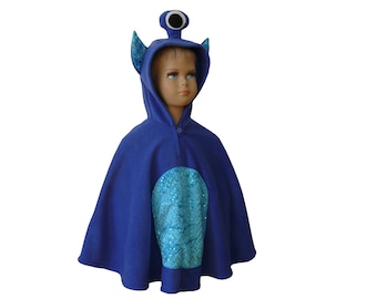 monster alien halloween carnival costume cape for toddlers