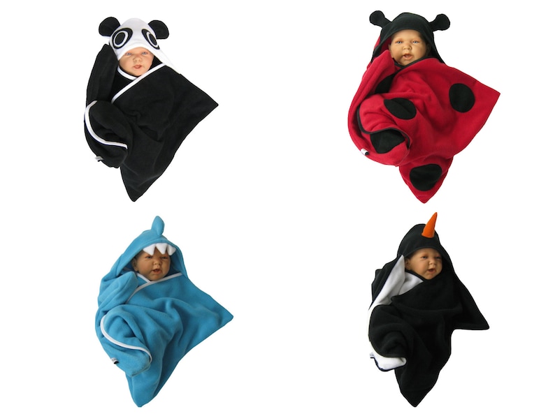 star fleece baby wrap sleeping bag sleepsack swaddle footmuff halloween carnival penguin