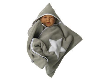 star fleece baby wrap stern babydecke schlafsack pucktuch swaddle einschlagdecke