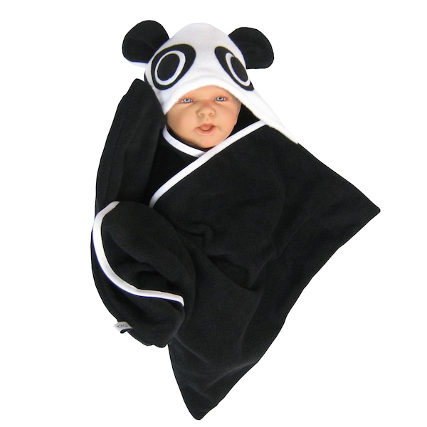 star fleece baby wrap stern babydecke schlafsack pucktuch swaddle einschlagdecke pandabär halloween fasching