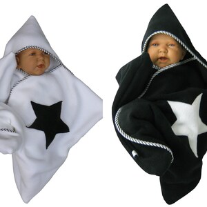 star fleece baby wrap sleeping bag sleepsack swaddle footmuff image 4