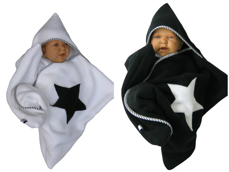 star fleece baby wrap sleeping bag sleepsack swaddle footmuff image 4