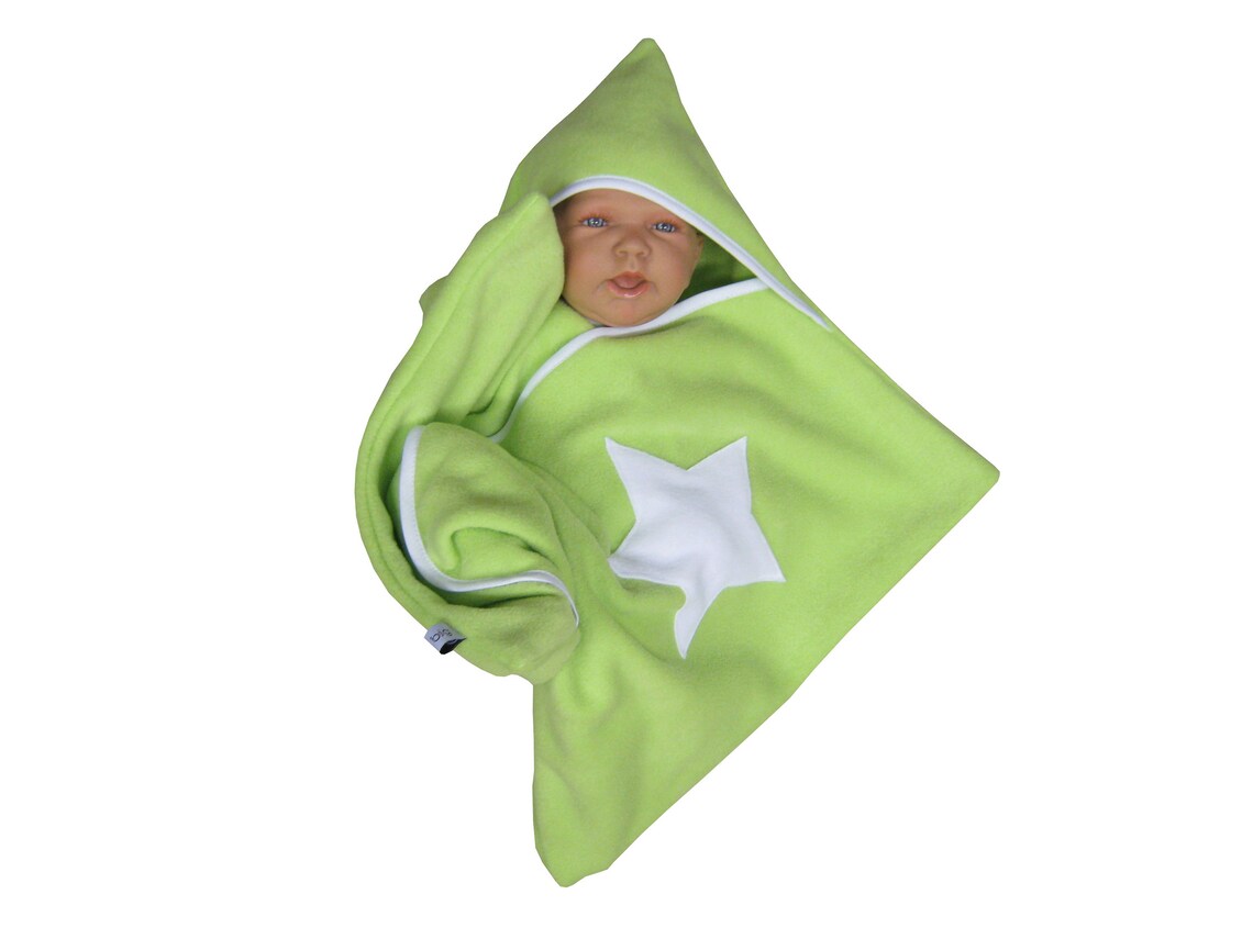 Ster fleece baby slaap zak swaddle puck doek deken wrap ster Etsy
