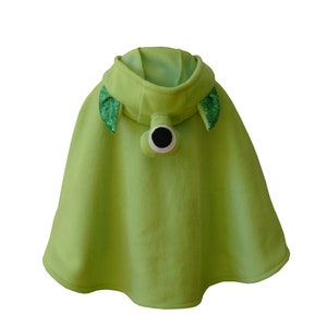 alien monster halloween fasching kostüm cape poncho für kleinkinder Bild 2