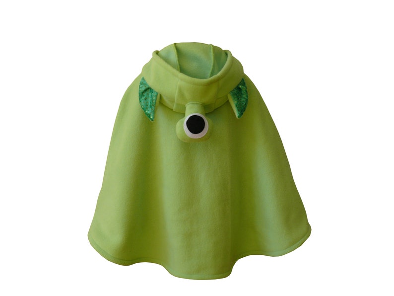 alien monster halloween fasching kostüm cape poncho für kleinkinder Bild 2