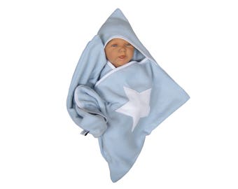 star fleece baby wrap stern babydecke schlafsack pucktuch swaddle einschlagdecke