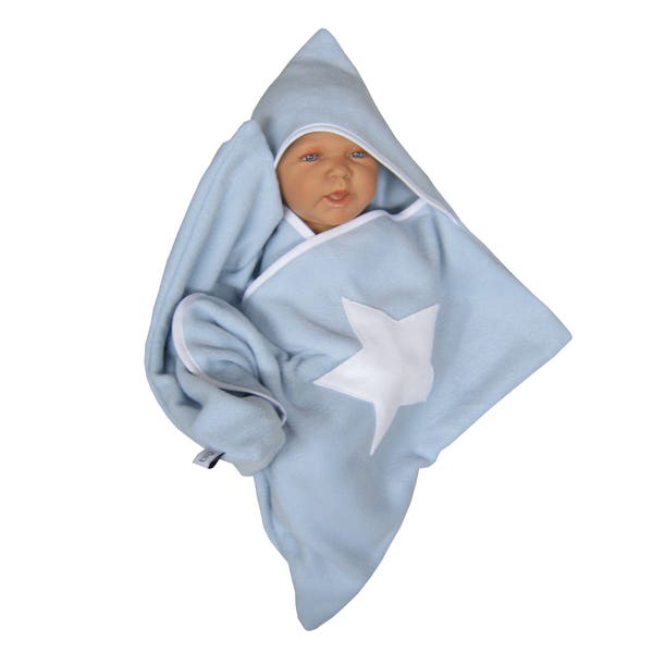 star fleece baby wrap stern babydecke schlafsack pucktuch swaddle einschlagdecke