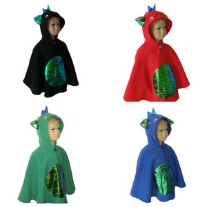 alien monster halloween fasching kostüm cape poncho für kleinkinder Bild 5